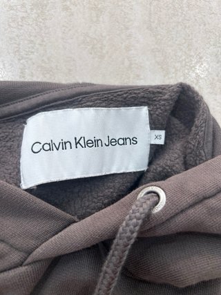 Sudadera Calvin Klein Jeans Gris Talla XS