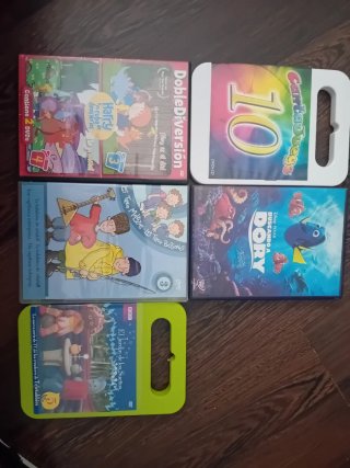 Lote DVDs Infantiles Doble Diversión y más