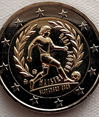 Eslovaquia 2026 Campeón Europa 1976 Moneda