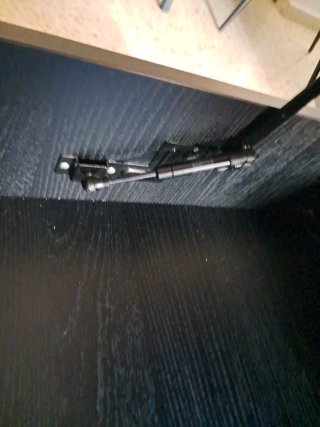 Mesa elevable Ikea Ostavall Negra