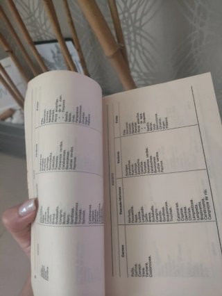 Libro cocina recetas reliquia año 85