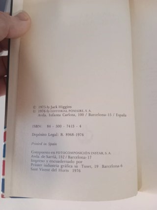 Ha llegado el águila. Novela de Jack Higgins