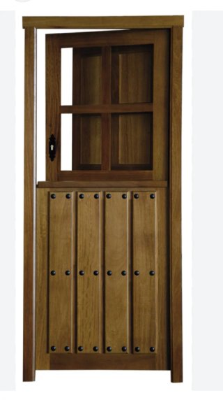 Puerta exterior madera