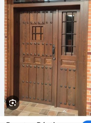 Puerta exterior madera
