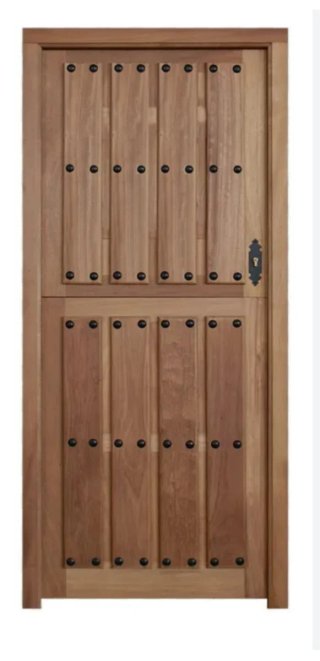 Puerta exterior madera