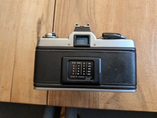 Minolta XG-E + Rokkor 50mm f/1.7