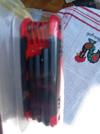 Set Llaves Hexagonales Plegables Powerfix