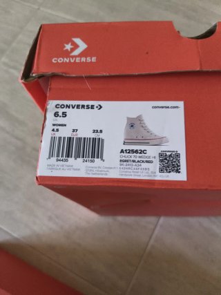 Converse blancas altas