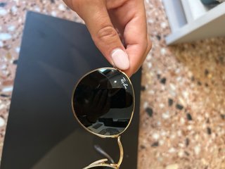 Gafas de Sol Ray-Ban Doradas y Negras