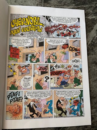 Cómic Mortadelo y Filemón Chernobil