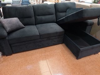 Sofá Cama Chaise Longue con Arcón