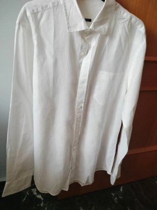 Camisa Lino Algodón Blanca