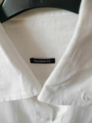 Camisa Lino Algodón Blanca