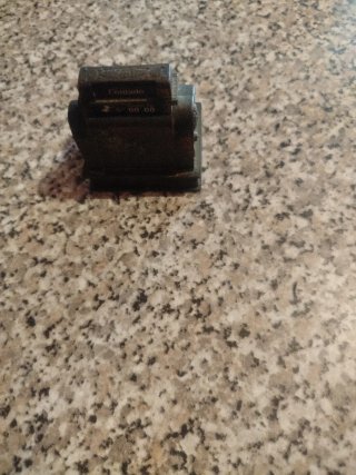 Sacapuntas antiguo caja registradora