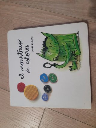 Libro el monstruo de colores formato pequeño