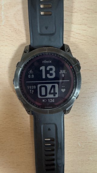 Reloj Garmin Fenix 7X Pro Solar Negro/Plata