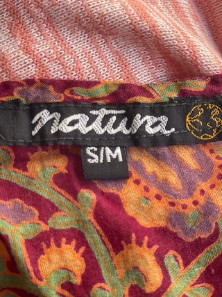 Blusa Manga Larga con abalorios Natura