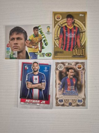 Cromos Neymar Jr. (4 unidades)