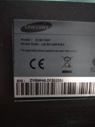 Monitor Samsung Negro