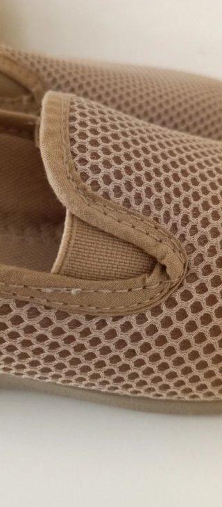Zapatillas Malla Beige Tallas 35, 36, 41
