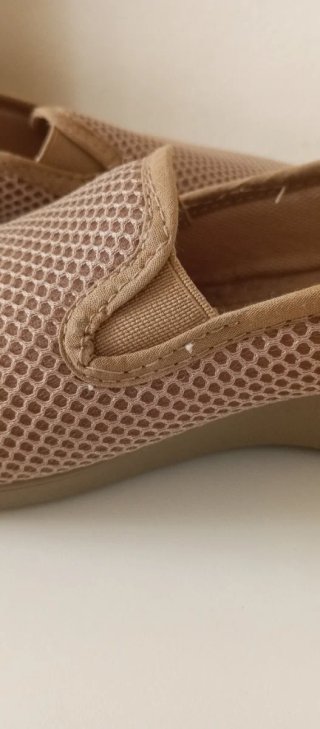 Zapatillas Malla Beige Tallas 35, 36, 41