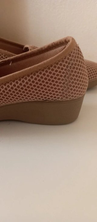 Zapatillas Malla Beige Tallas 35, 36, 41