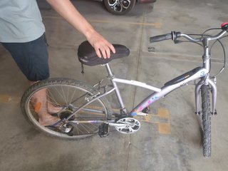 Bicicleta BTWIN Morada Talla 3