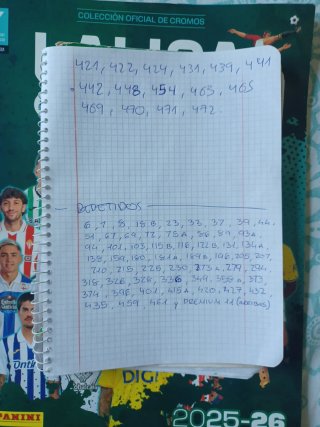 Colección Cromos LaLiga Hypermotion 2025-26