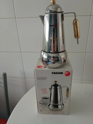 Cafetera Fagor Espresso Acero Inoxidable 6 Tazas