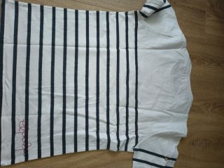 Camiseta chico rayas y dibujo