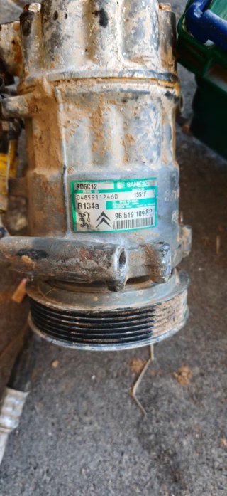 Compresor Aire Acondicionado Sanden SD6C12 Peugeot