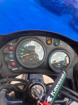 Kawasaki KLE 500 Azul/Plata