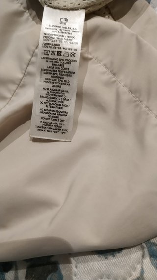 Parka en color hueso El Corte Inglés
