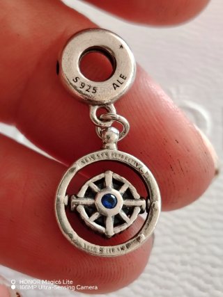 Charm Pandora Originale Argento Bussola
