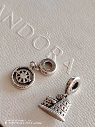 Charm Pandora Originale Argento Bussola
