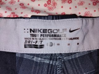 Pantalones Cortos Nike Golf Cuadros