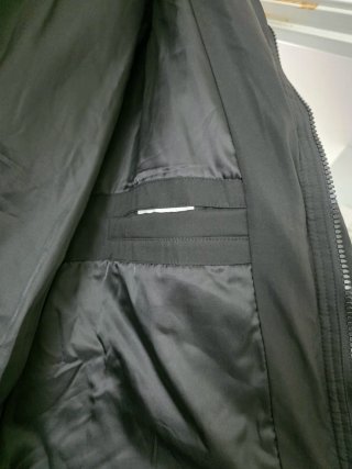 Chaqueta Invierno Negra Talla 2XL con Gorro
