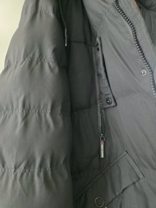 Chaqueta Invierno Negra Talla 2XL con Gorro