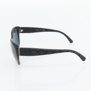 CHANEL Matelasse Sunglasses Plastic Lamb Skin