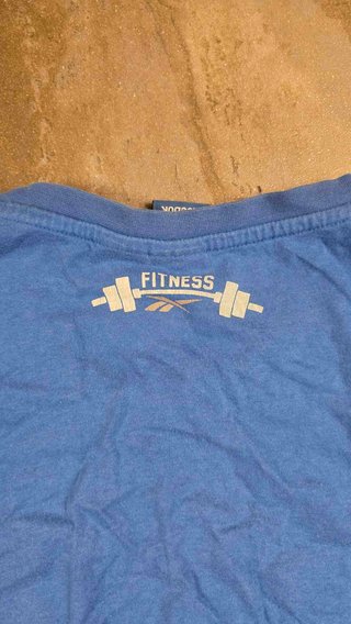 Reebok Blue Fitness T-Shirt - Size L