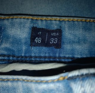 Jeans Denim 72D Blu