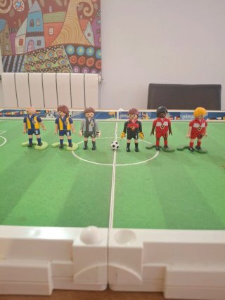 Campo de fútbol Playmobil