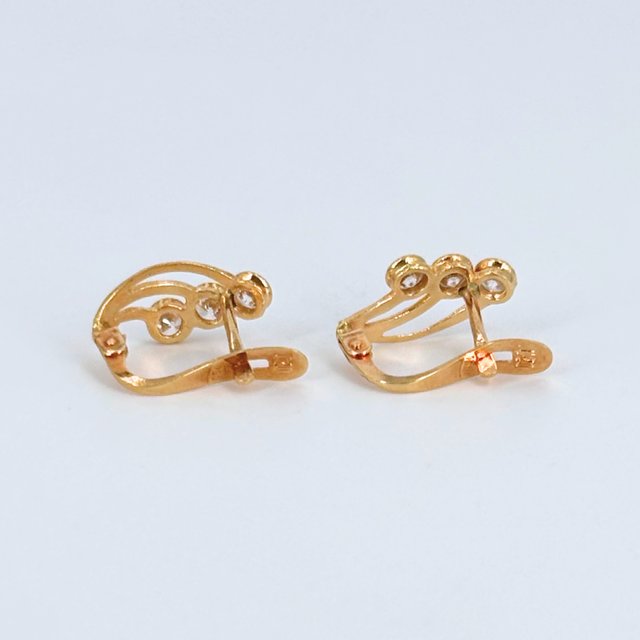 Pendientes Oro 18K, 1.24gr
