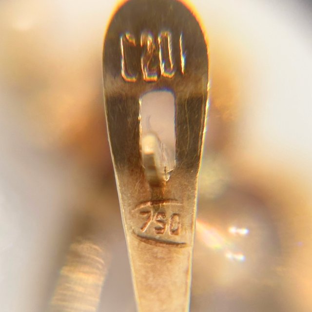 Pendientes Oro 18K, 1.24gr