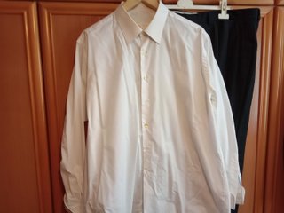 Traje de chaqueta caballero negro y blanco