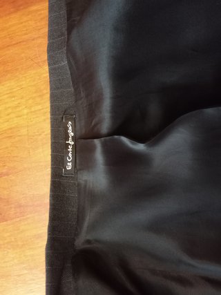 Traje de chaqueta caballero negro y blanco