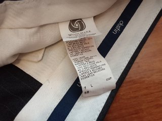 Traje de chaqueta caballero negro y blanco