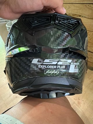 Casco Enduro Fibra Carbono Talla S  con dos usos
