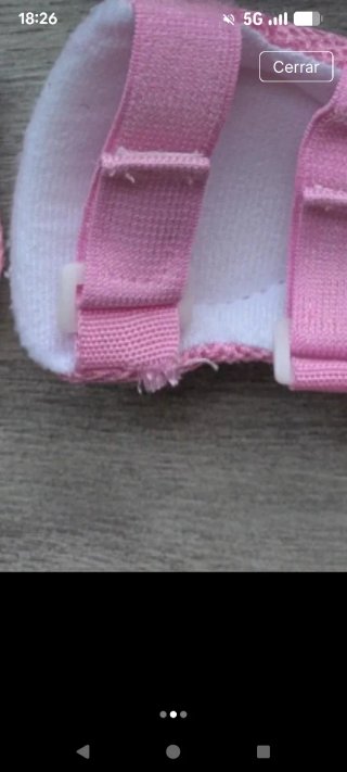 Protecciones skate/patinaje rosa
