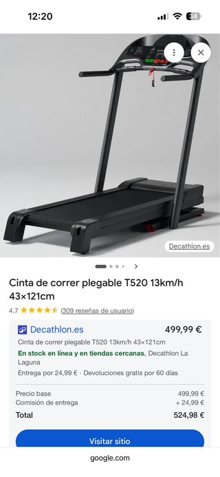 Cinta de correr Domyos T520